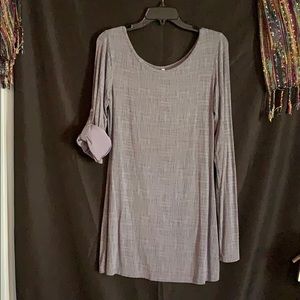 Matilda Jane Grey Hadley Tunic Top  L